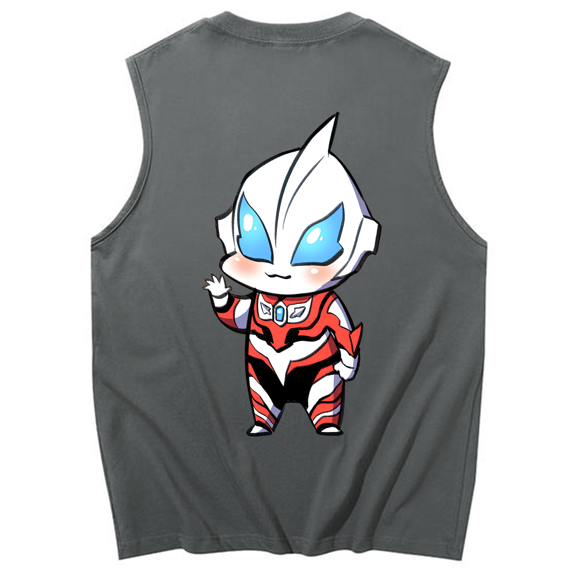 （画像用） ウルトラマン Ultraman コットン100％タンクトップ（背面プリント）
